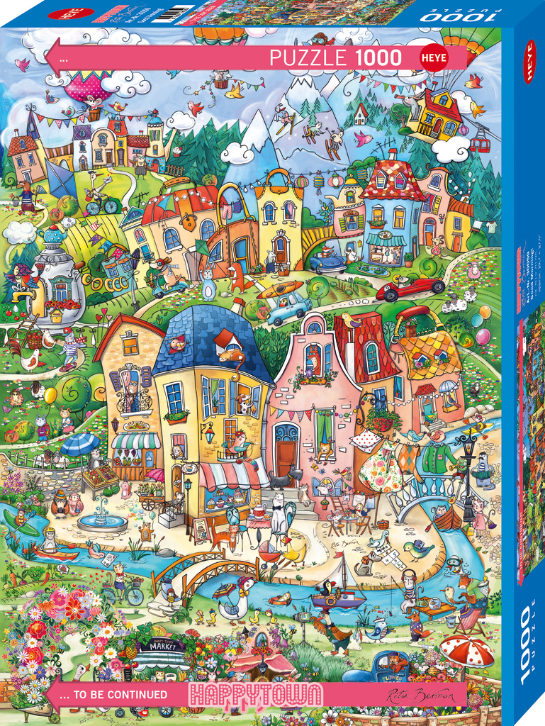 HEYE - HAPPYTOWN : Good Morning! by Rita Berman 1000 pcs.
