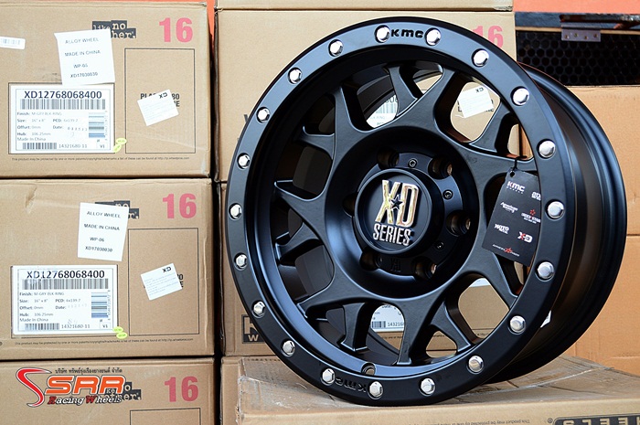 XD127 KMC 16x8 6H139.7 ET+0 S-BLK ราคาพิเศษที่SRR