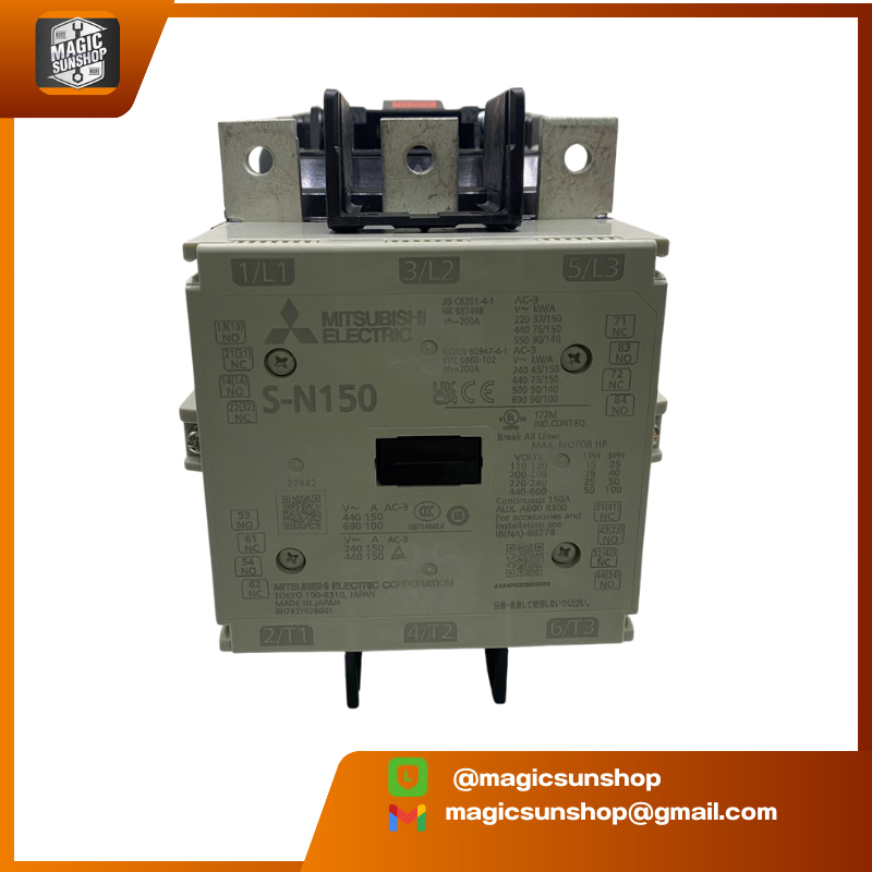 930031 MITSUBISHI S-N150 AC200V Magnetic contactor