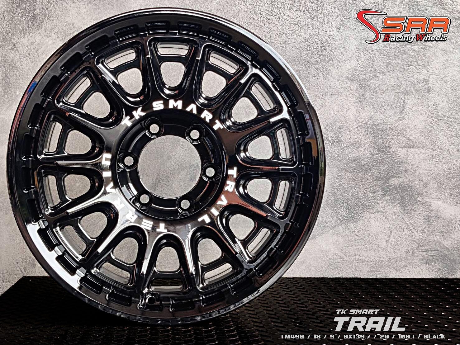 TM496 TK-TRAIL ขอบ18 6x139.7 ET20 BLACK ราคาพิเศษ