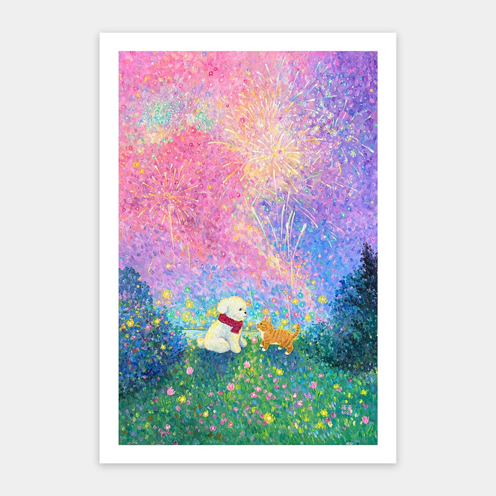 Pintoo - The Meeting Under The Fireworks by Yu Xi 600 pcs.