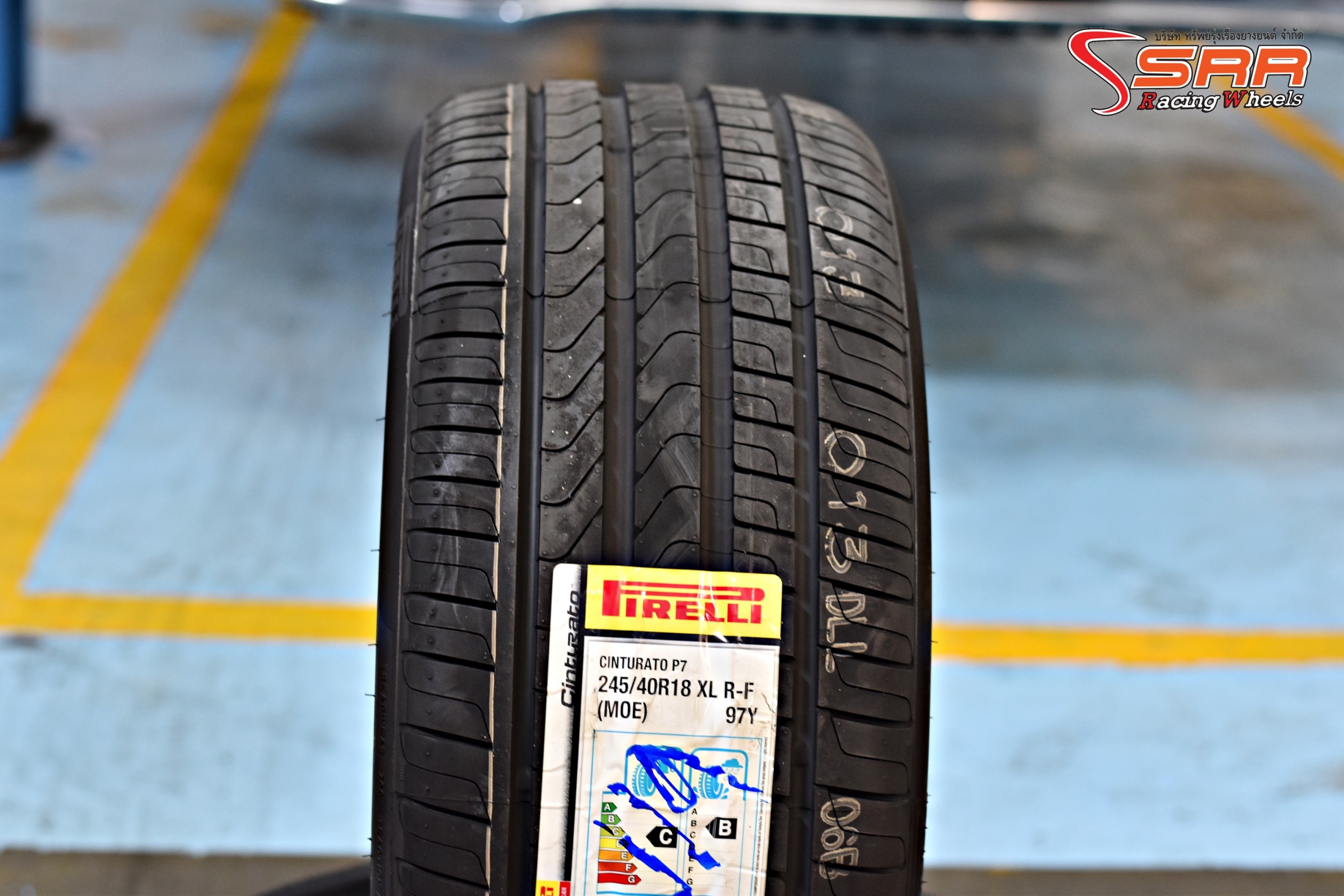 PIRELLI CINTURATO P7 R-F RUN FLAT 225/45R18 ยางรันแฟลต ราคาพิเศษ
