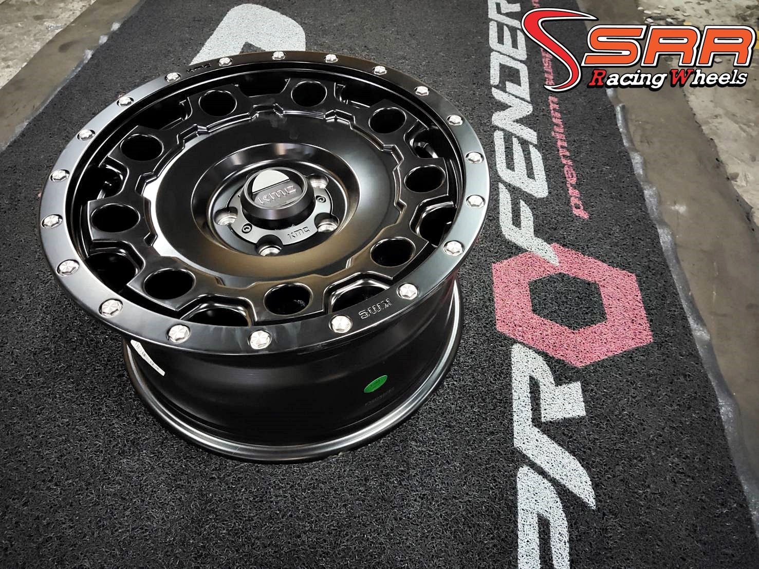 KMC KM529 ขอบ17 5x120 ET+34 S-BLK สำหรับใส่รถBMW X1,X3