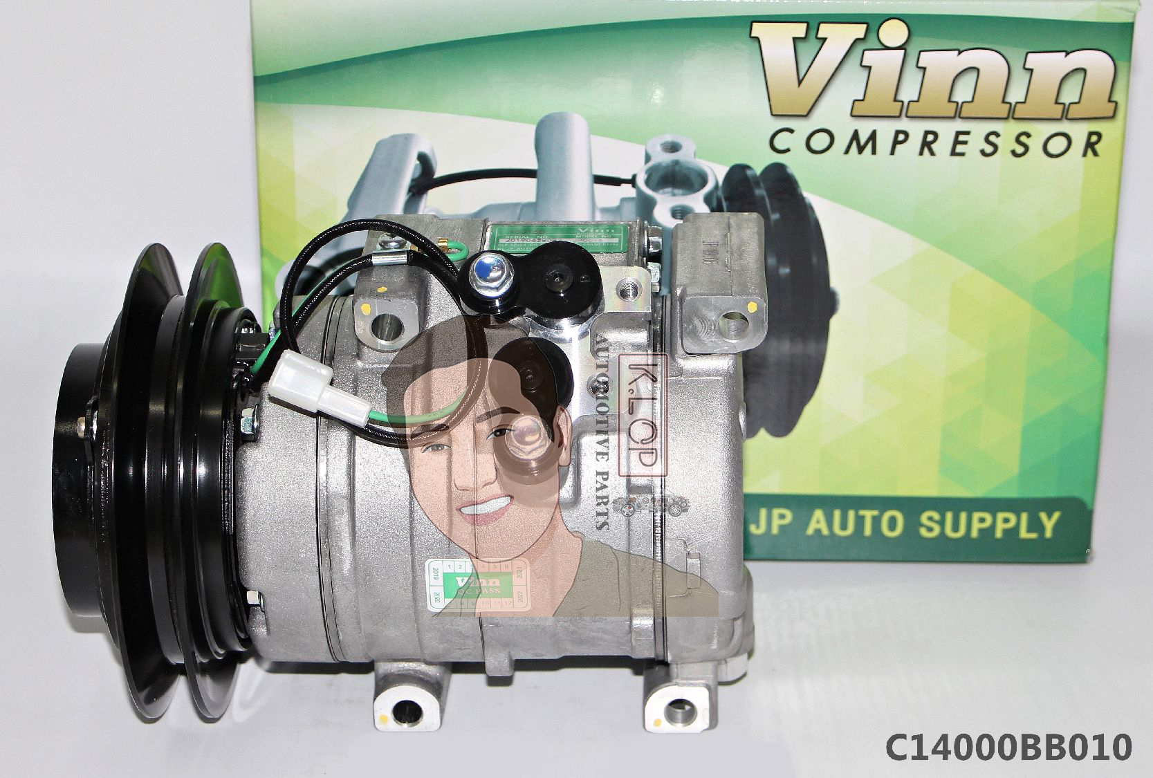 C14000BB010 คอมแอร์ยี่ห้อ Vinn (10S15C 1B 24V ออกขวา HINO 500)