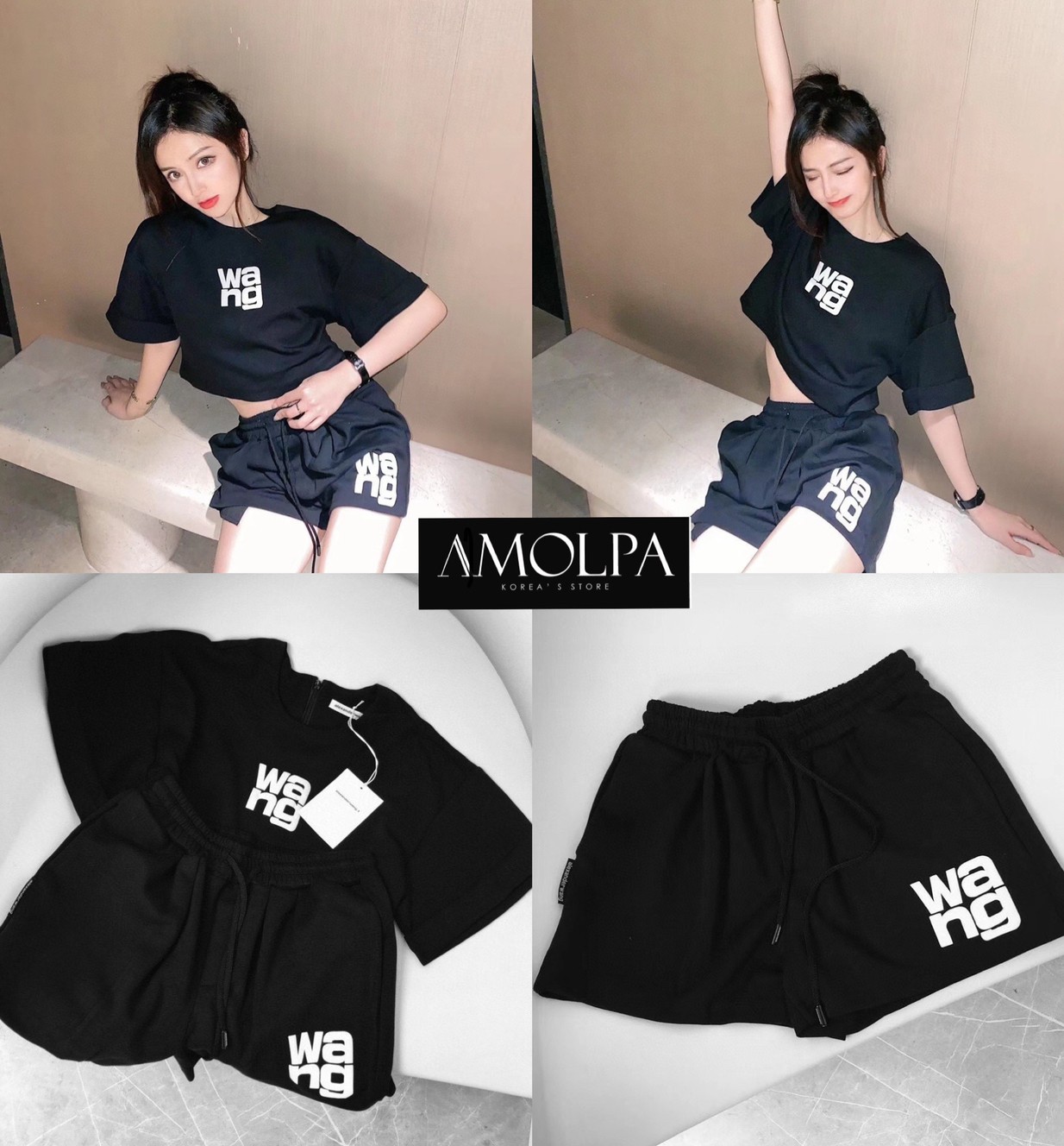 SET เสื้อยืด+กางเกง ALEXANDER W
