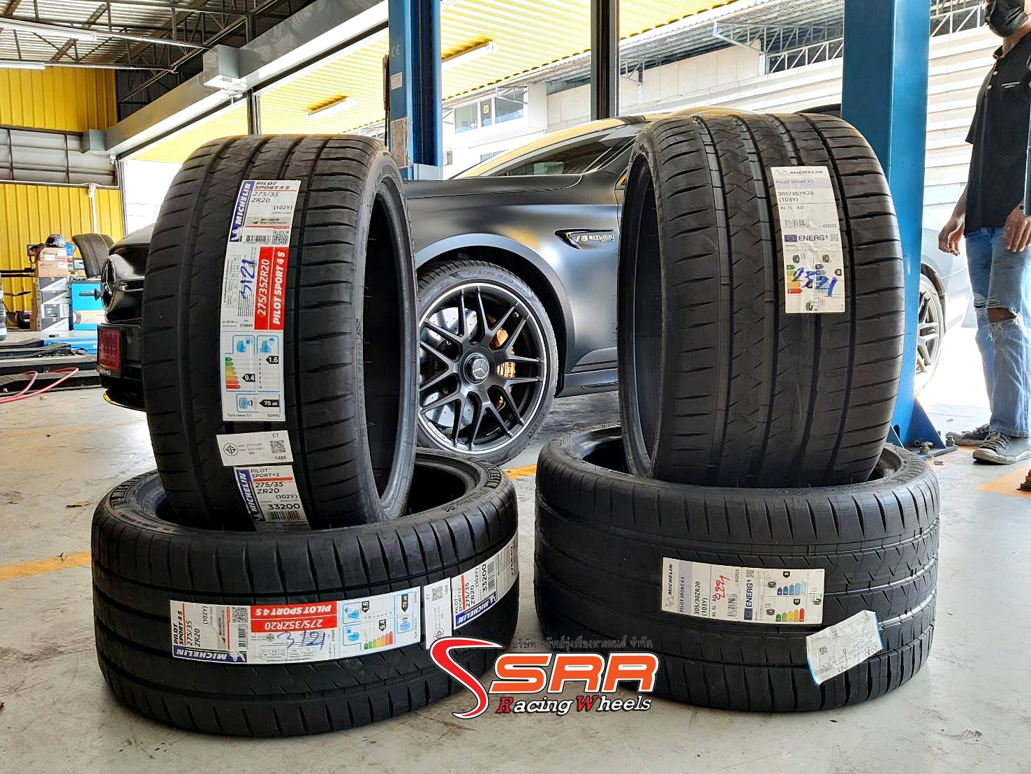 MICHELIN PILOT SPORT 4S 275/35ZR20 ยางใหม่ปี2021 ราคาพิเศษ