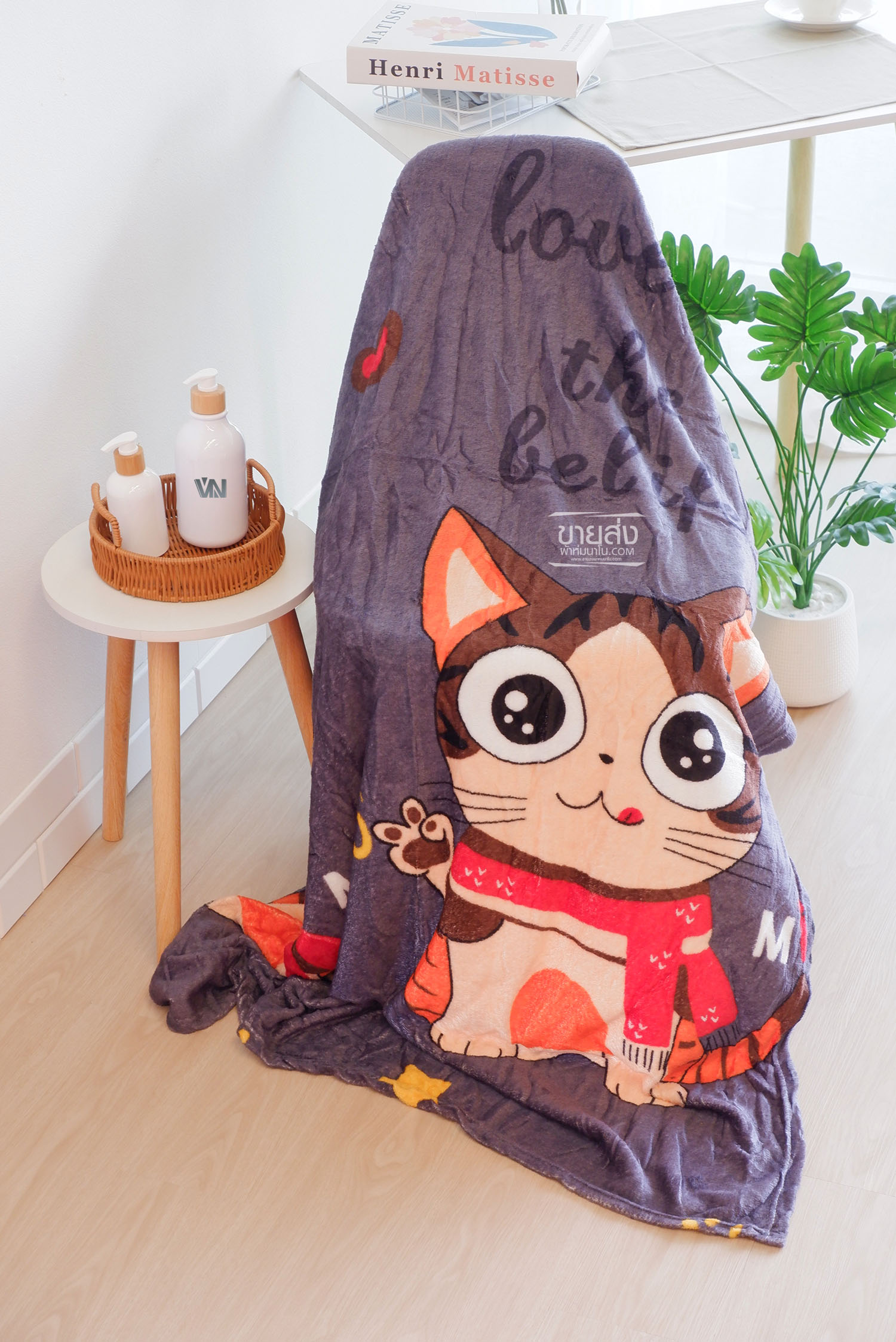 ผ้าห่มนาโนส่ง 59 บาทลายการ์ตูน 4 ฟุตรุ่นบาง 100ผืน