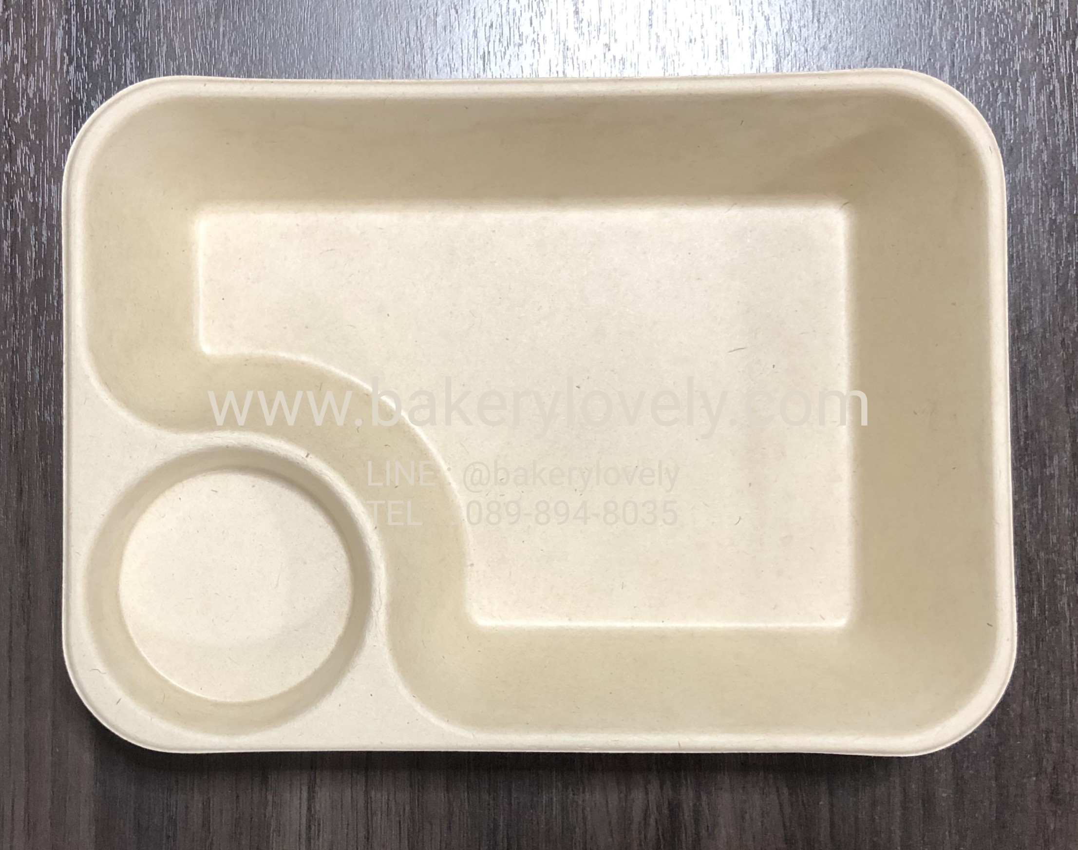 ถาดกระดาษอาหารว่าง 850 ml + ฝาปิด