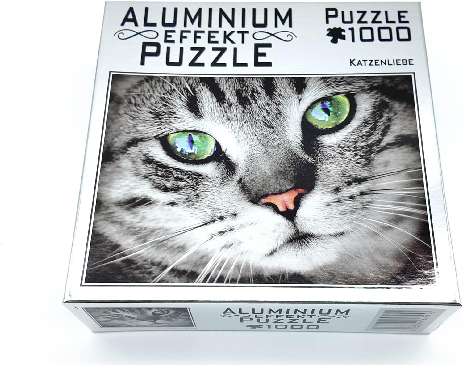 ALUMINIUM EFFEKT PUZZLE - Katzenliebe (Cat) 1000 pcs.