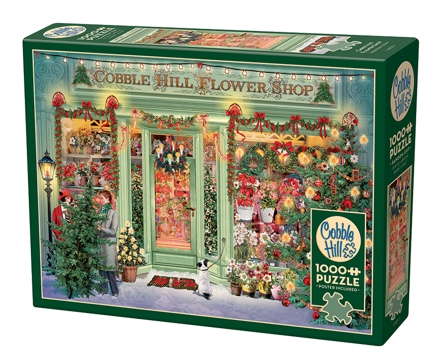 Cobble Hill - Christmas Flower Shop by Barbara Behr 1000 pcs.