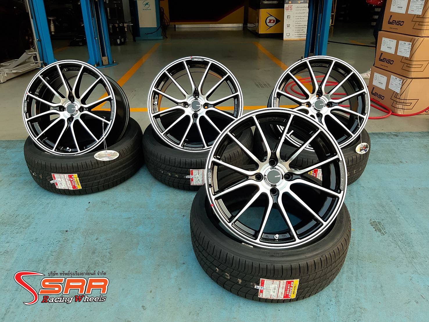 ENKEI TUNING SC48 ขอบ17 ET38 4x100 GBQR2FP