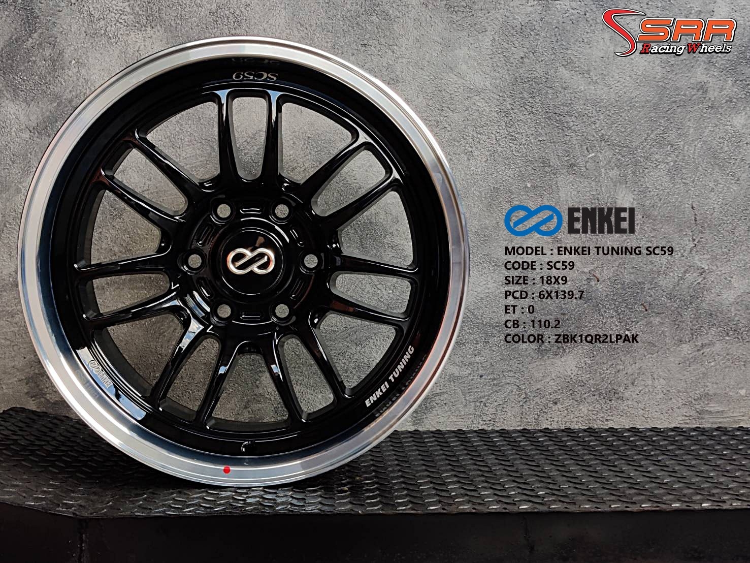 ENKEI TUNING SC59 ขอบ18 6H139.7 ET0 ZBK1QR2LPAK ล้อแท้ราคาพิเศษ