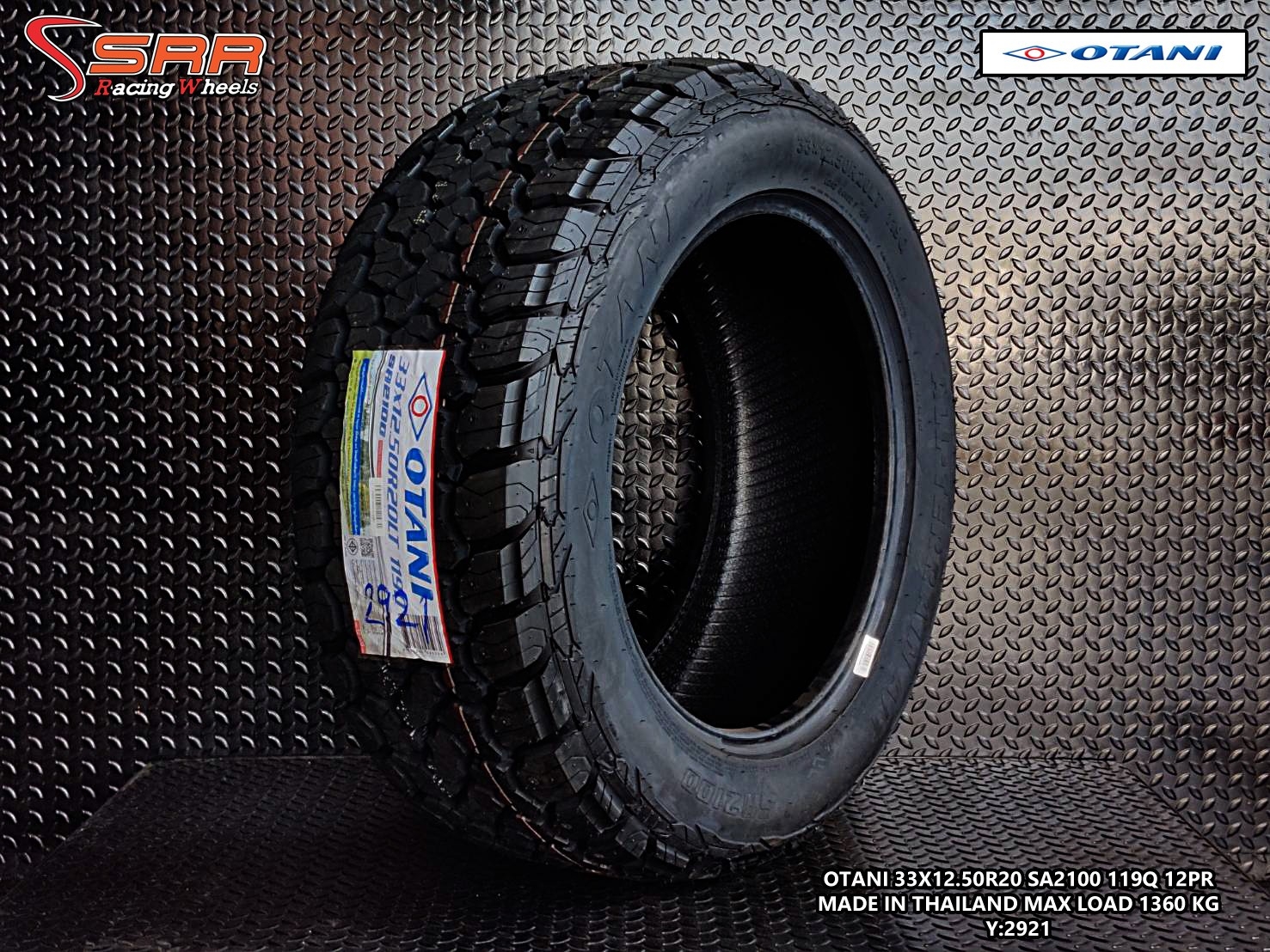 OTANI SA2100 33x12.50R20 ยางใหม่ปี2021 ยางไทย ราคาพิเศษ