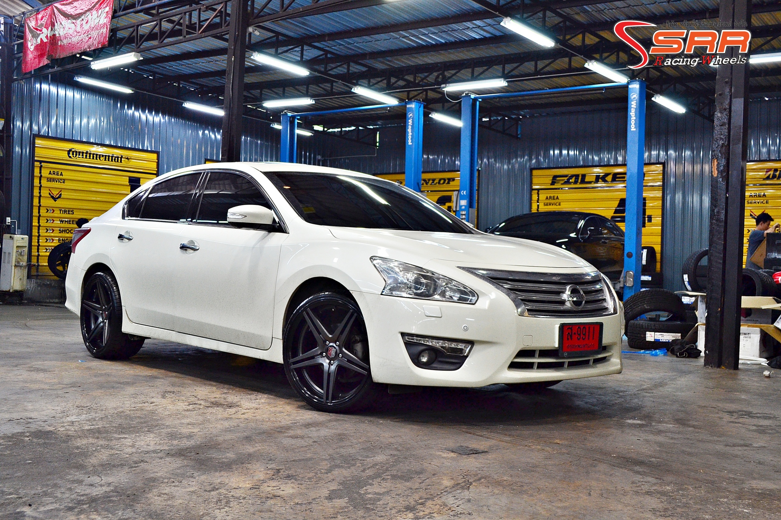 RODERICK RW7 ขอบ20 MATT GRAPHITE GLOSS BLACK LIP