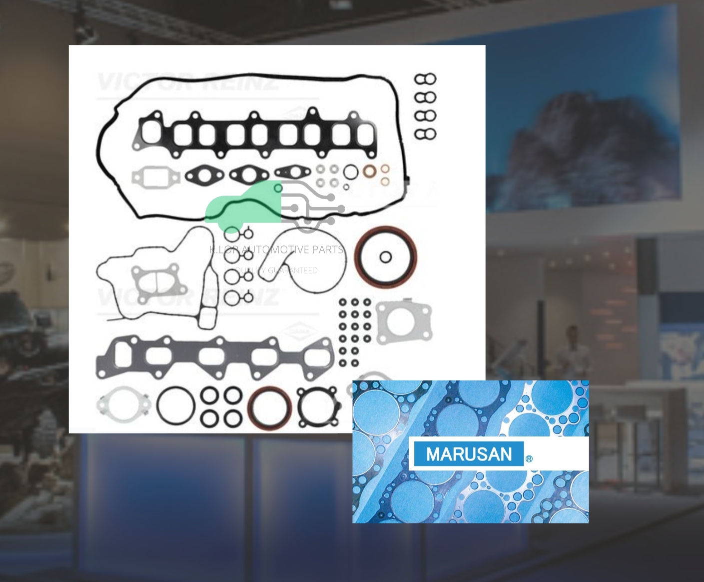 ประเก็นชุดใหญ่ (Victor Reinz เยอรมัน) RZ4E-TC, TFR16 D-Max 1.9 (ฝา Marusan)