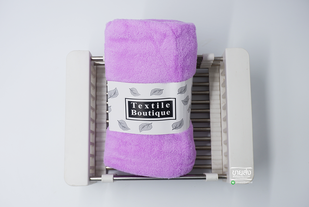 ผ้าเช็ดตัวขนเป็ดสีพื้น 140x70cm (1โหล)