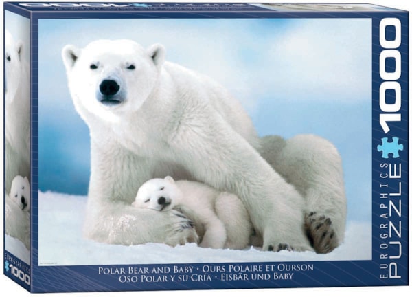 Eurographics - Polar Bear And Baby (Non-Pattern) 1000 pcs.