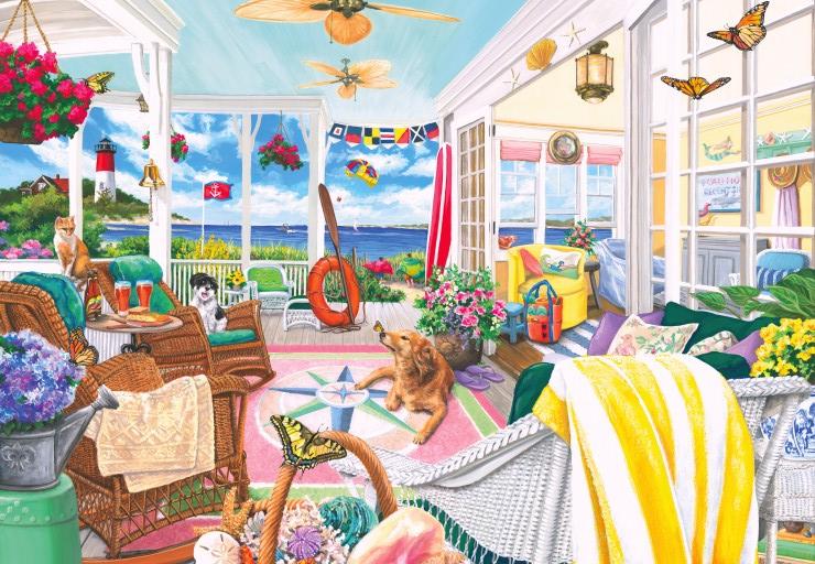 Bluebird Puzzle - Summer Porch 1000 pcs.