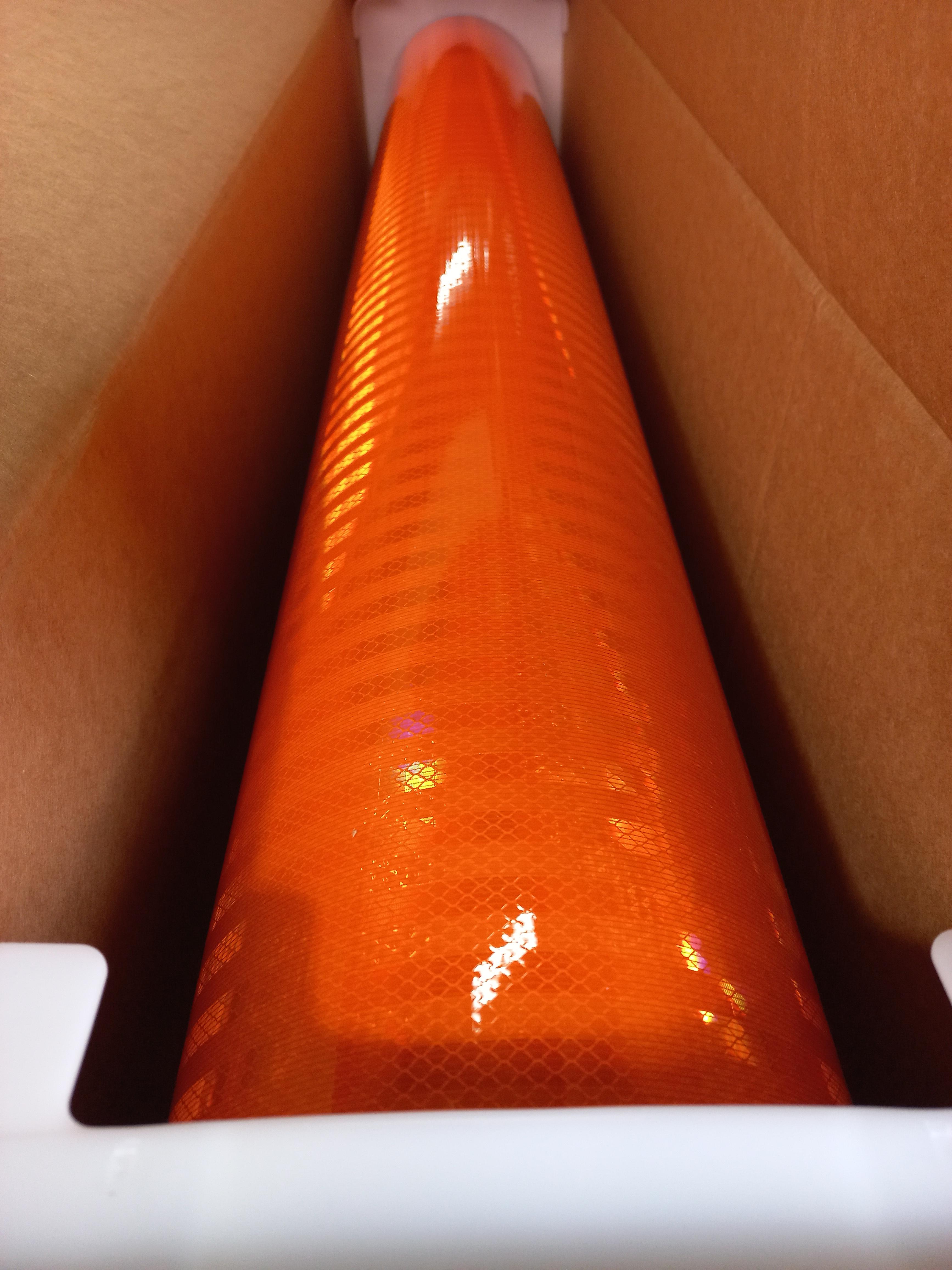 สติ๊กเกอร์ สะท้อนแสง 3M แท้ หน้ากว้าง 48 นิ้ว X 45.72 เมตร เกรด HIP High Intensity Prismatic HIGH งานจราจร
