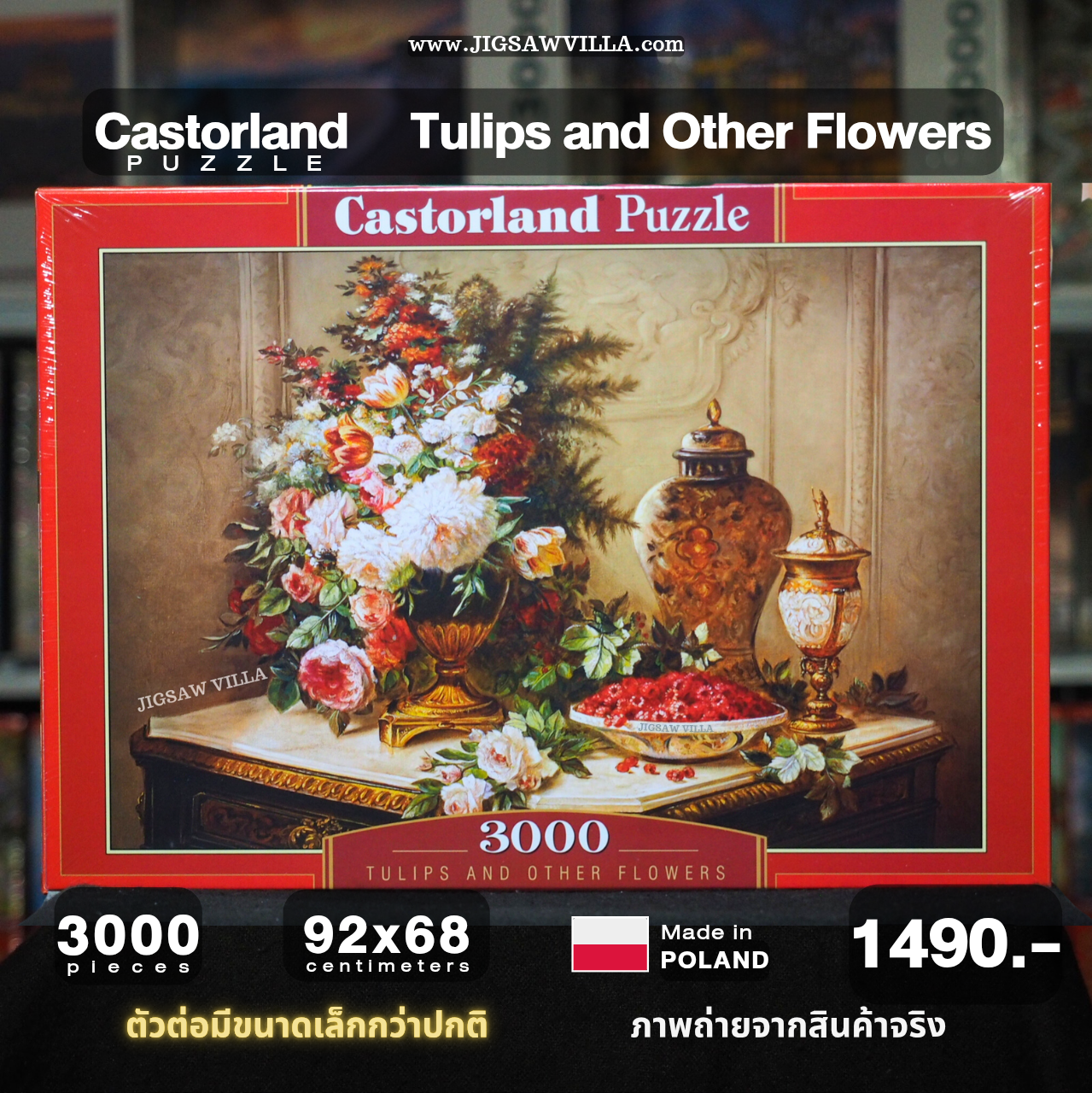 Castorland - Tulips and Other Flowers 3000 pcs.