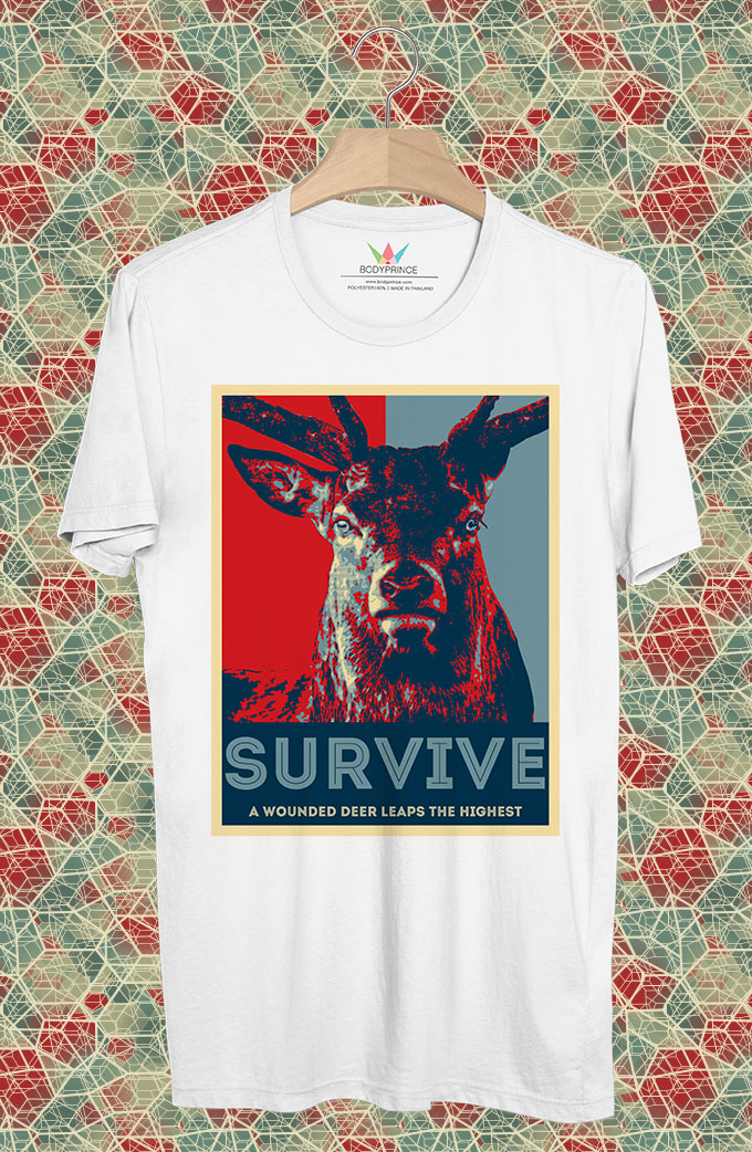 BP100 เสื้อยืด SURVIVE