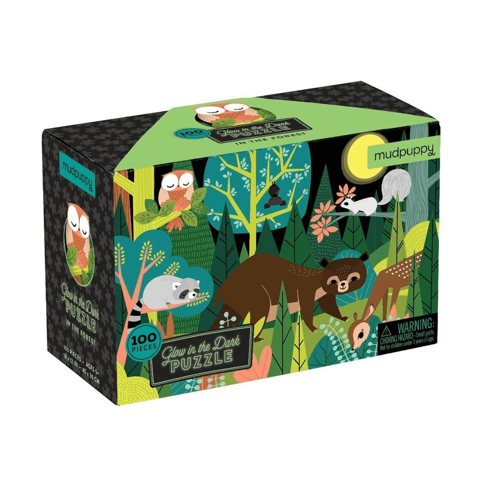 Mudpuppy - In the Forest (Glow in the Dark) 100 pcs.