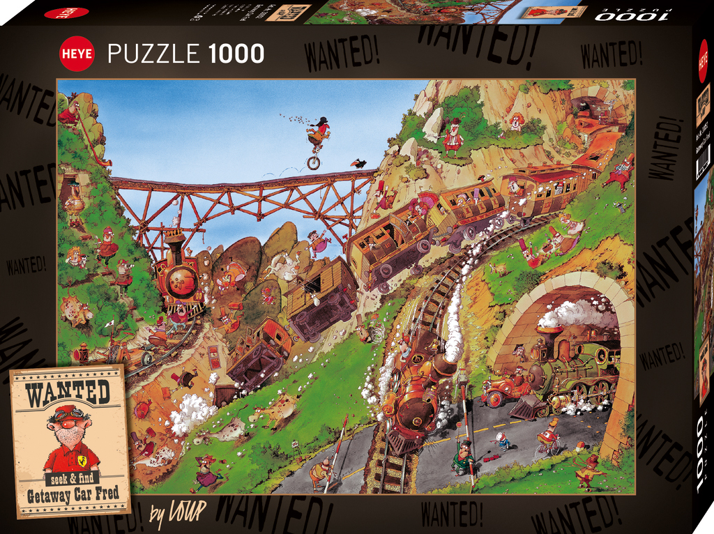 HEYE - WANTED! : Getaway Car Fred by Jean-Jacques Loup 1000 pcs.