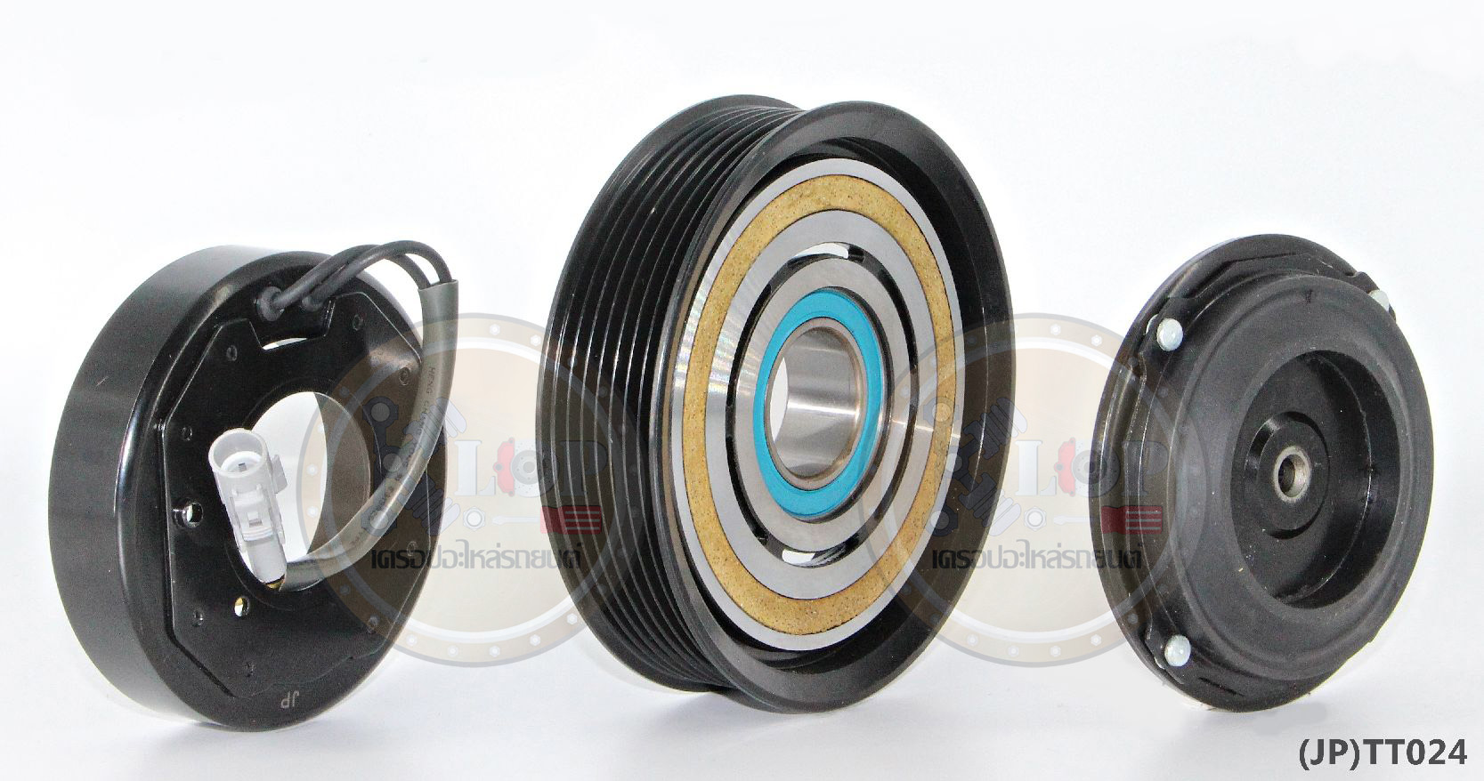 (JP)TT024-JP ชุดหน้าคลัทช์(Vinn) Toyota REVO 10SE (ตรงรุ่น) (ญี่ปุ่น) 125mm. 7PK 12V.