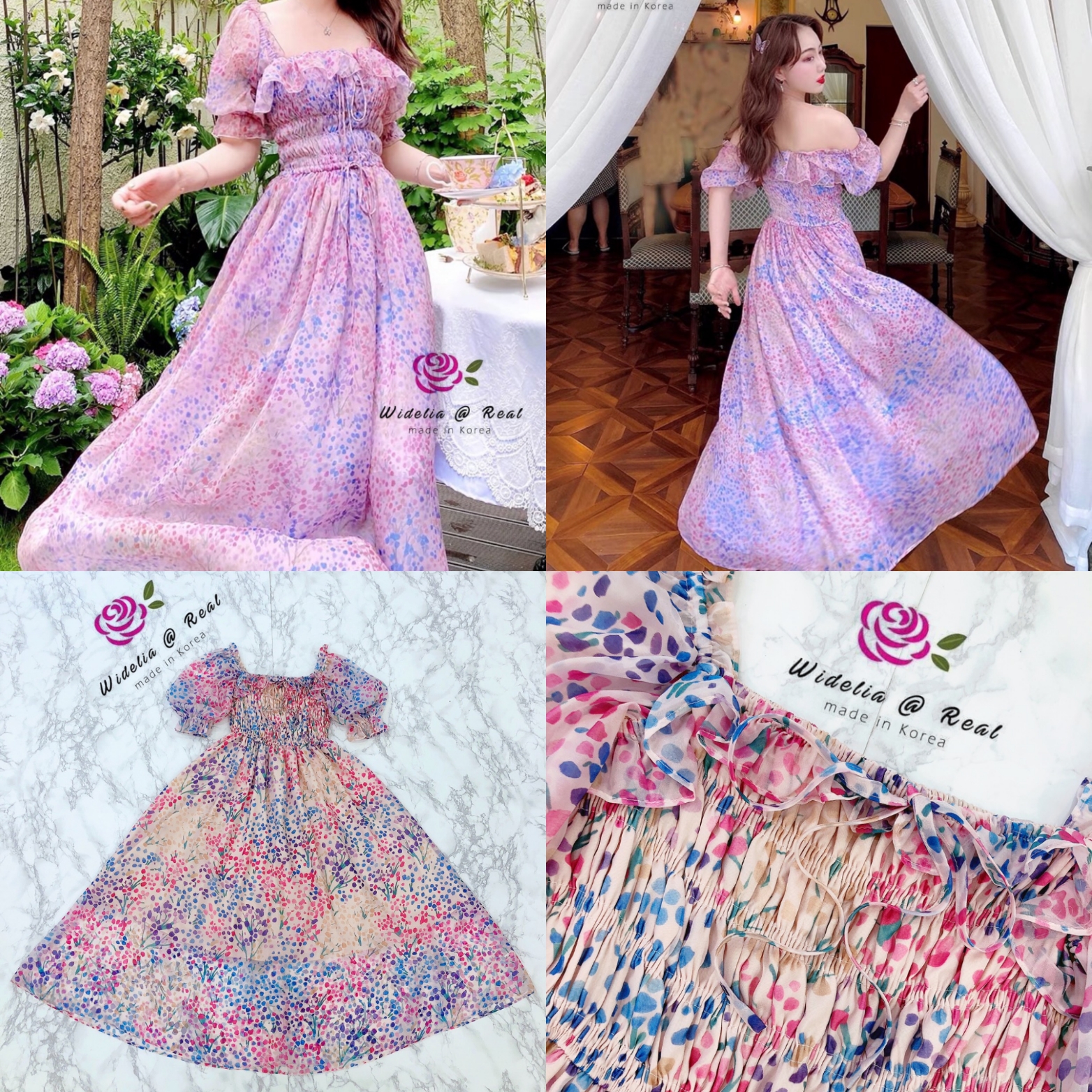 Korea Maxi Dress แม็กซี่เดรสตัวยาวแสนสวย