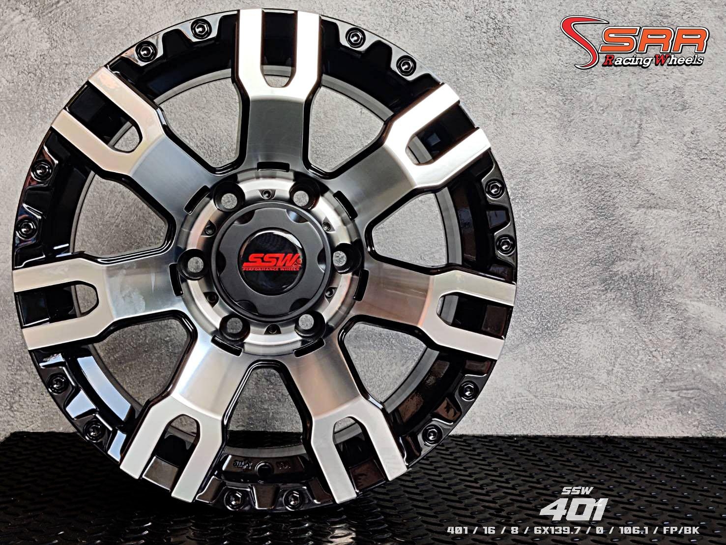 SSW401 ขอบ16 6x139.7 ET0 มีด้วยกัน 4สี ราคาพิเศษ