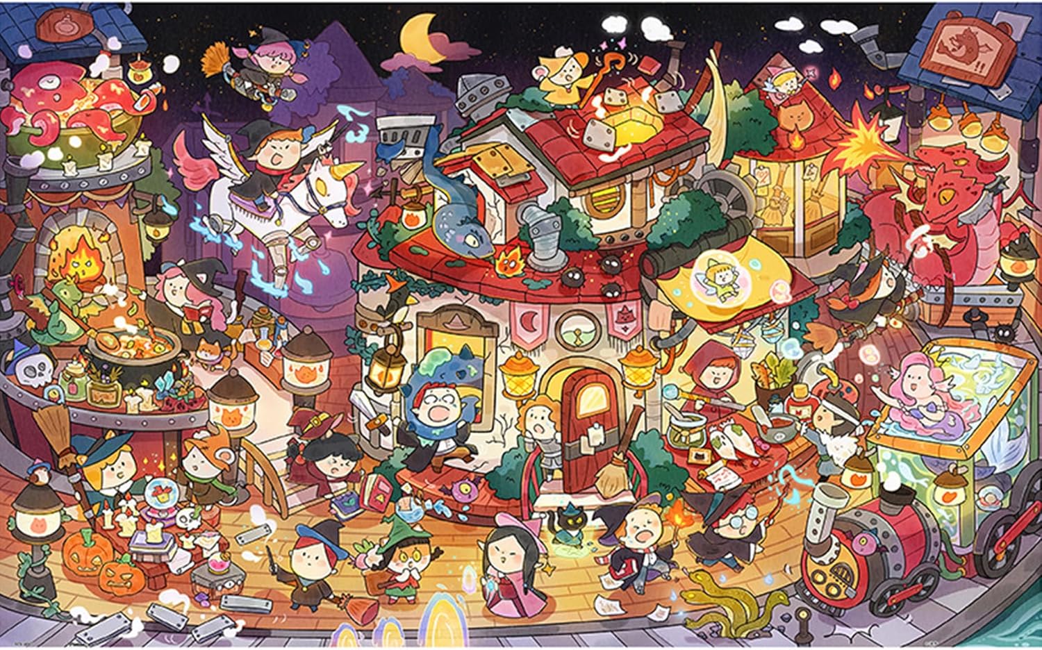 Pintoo - Underground Town of Magic / Peiji 1000 pcs.