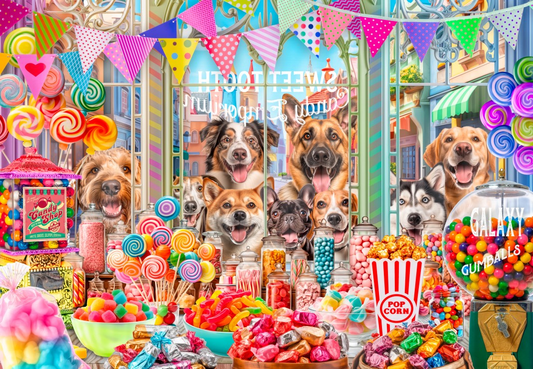 Bluebird Puzzle - Sweet Tooth Candy 1000 pcs.