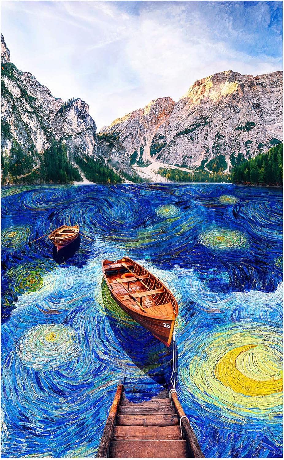 Pintoo - Fantasy - Boat in the Starry Night 1000 pcs.