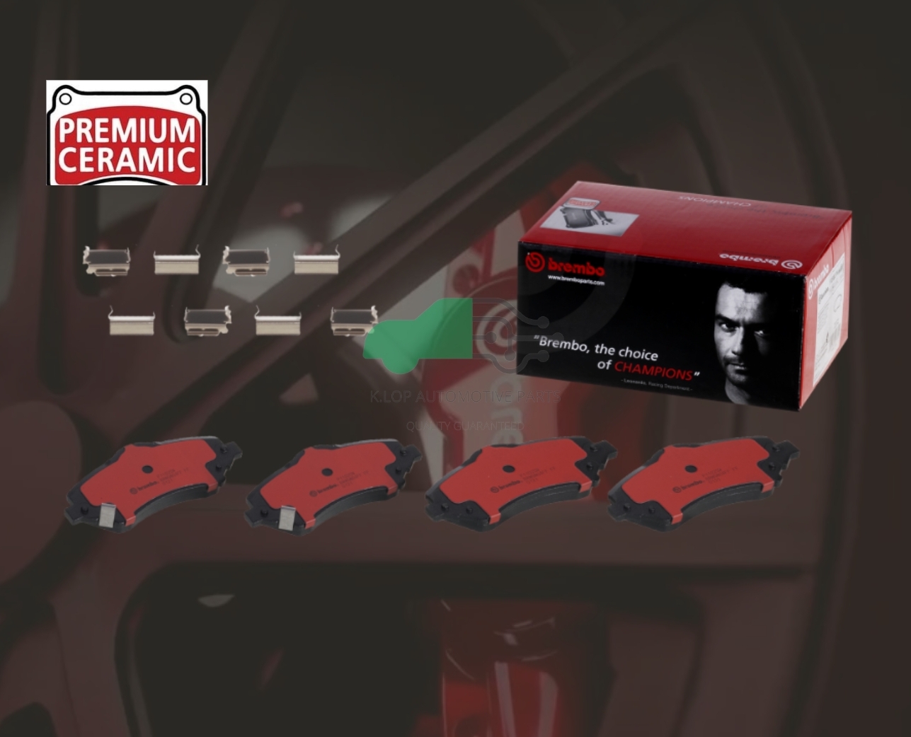 P11 025N ผ้าเบรกหน้า (แท้ BREMBO รุ่น Ceramic) JEEP Wrangler JK ปี11