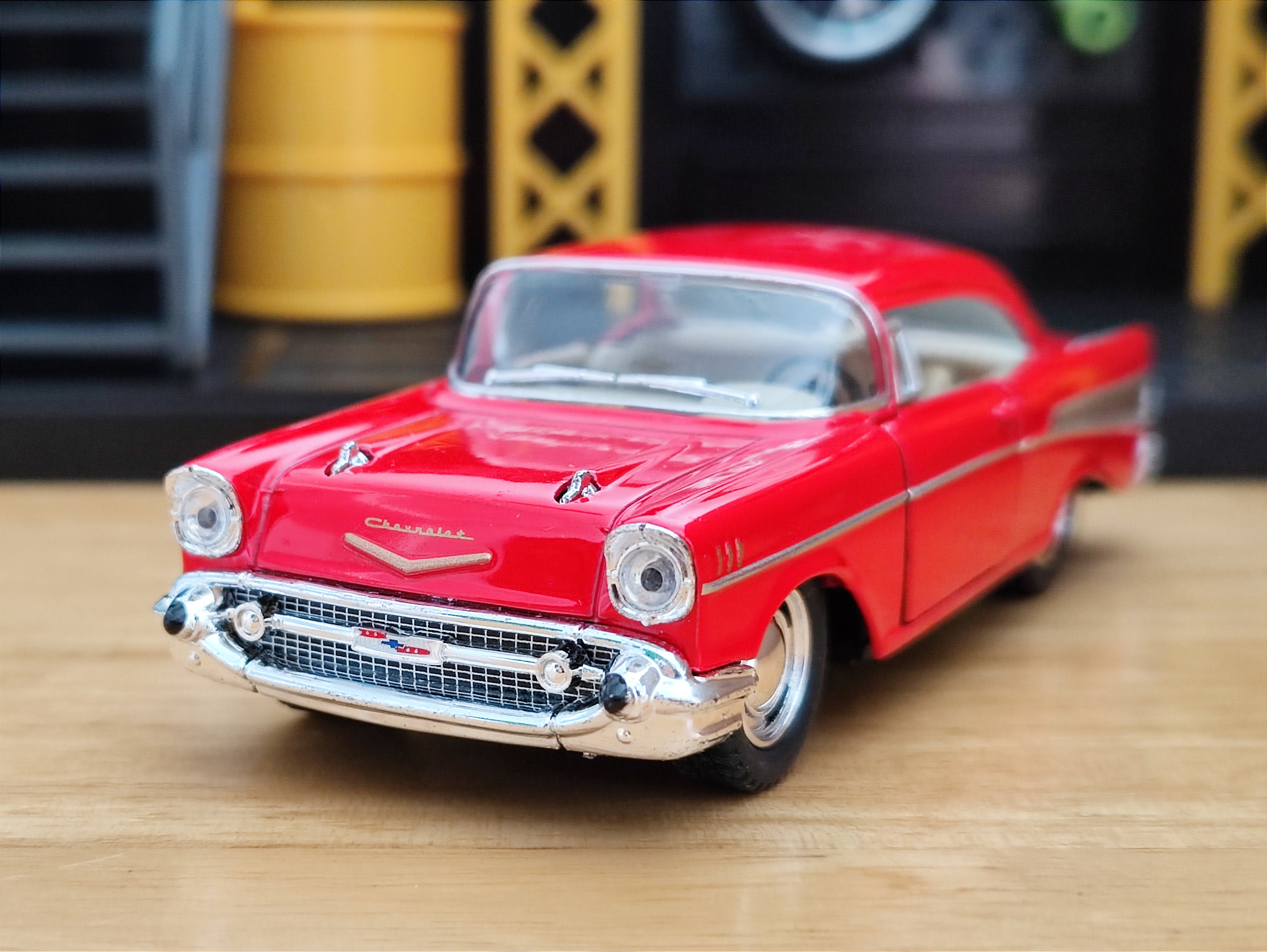 1957 Chevrolet Bel Air โมเดลรถเหล็ก (ปลีก-ส่ง)