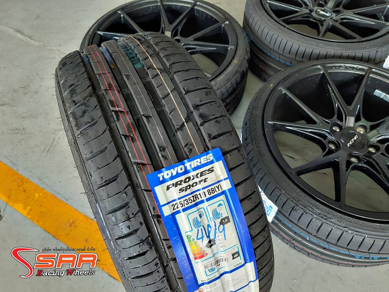 SPEED INOVIT ขอบ19 5x120 Satin Black ล้อแม็กซ์สำหรับใส่รถ BMW
