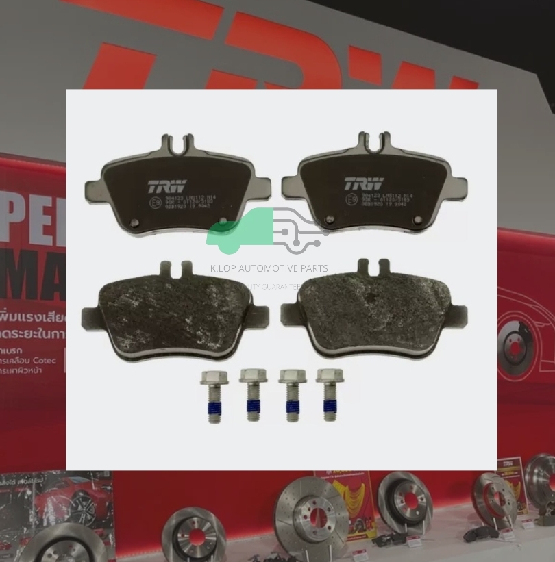 GDB1920 ผ้าเบรกหลังแท้ TRW (COTEC) : BENZ W176 A180, A200,A250 1.5D,1.6L, 1.8D,2.0L,2.1D/ W246 2013- , C117 CLA200, CLA250 / 2.0L, 2.5L, X156 GLA200 , GLA250/1.6L,2.0L,W172 SLK200 / 2.0L