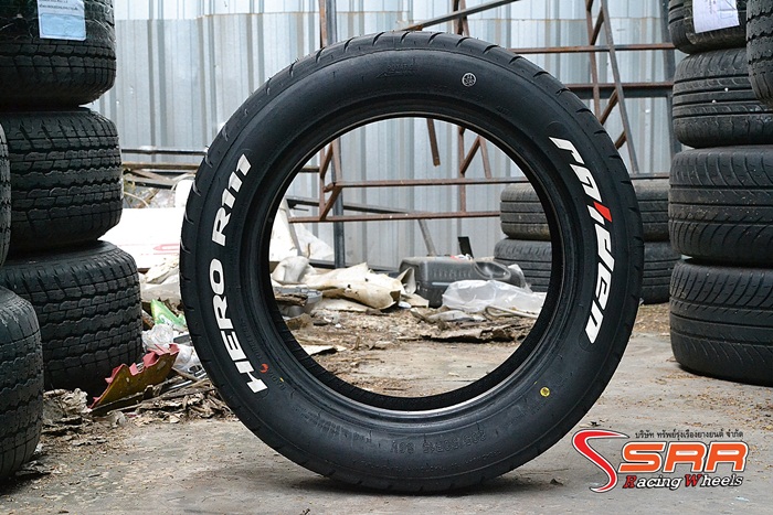 HERO R111 205/50R15 ยางขอบขาว ยางปี20 ราคาพิเศษ