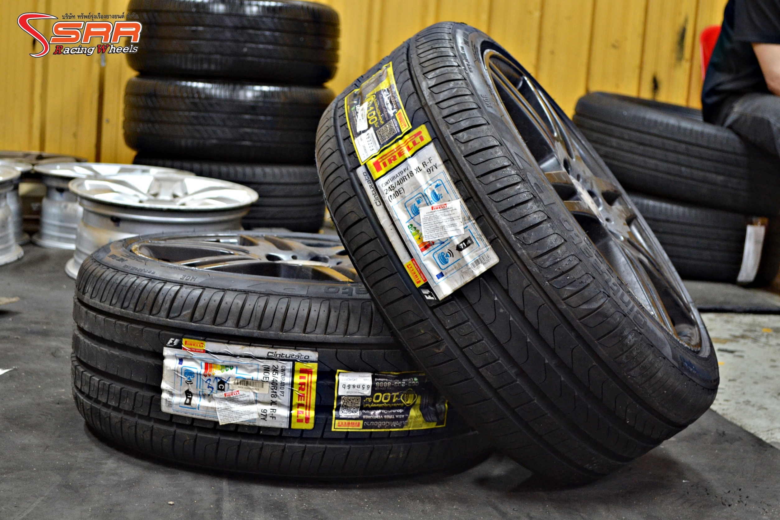 PIRELLI CINTURATO P7 R-F RUNFLAT 245/40R18 ยางรันแฟลต ราคาพิเศษ