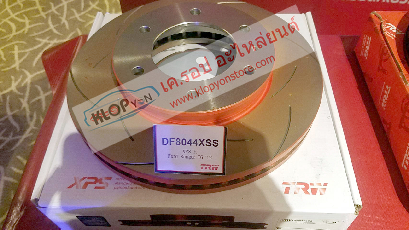 จานเบรค-หน้า(DF8044XSS)TRW-XPS FORD Ranger T6'12,Mazda BT50 Pro)