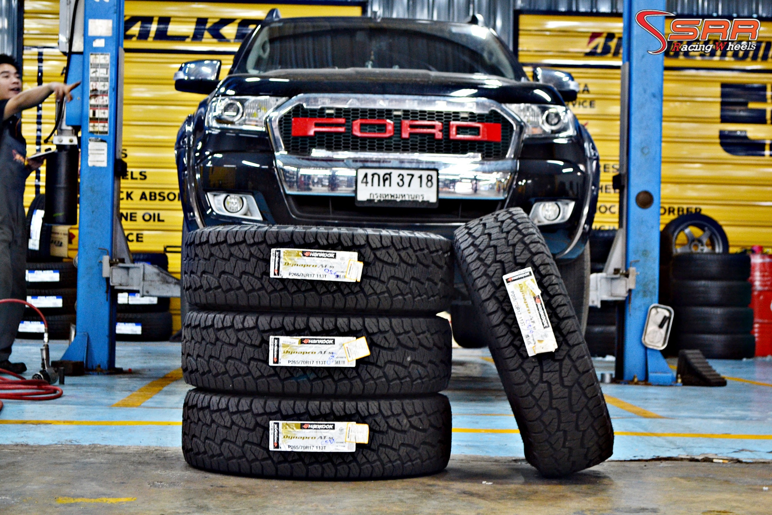 HANKOOK AT-M 265/70R17 ยางเกาหลี ปี19 เส้นละ 4,500 บาท