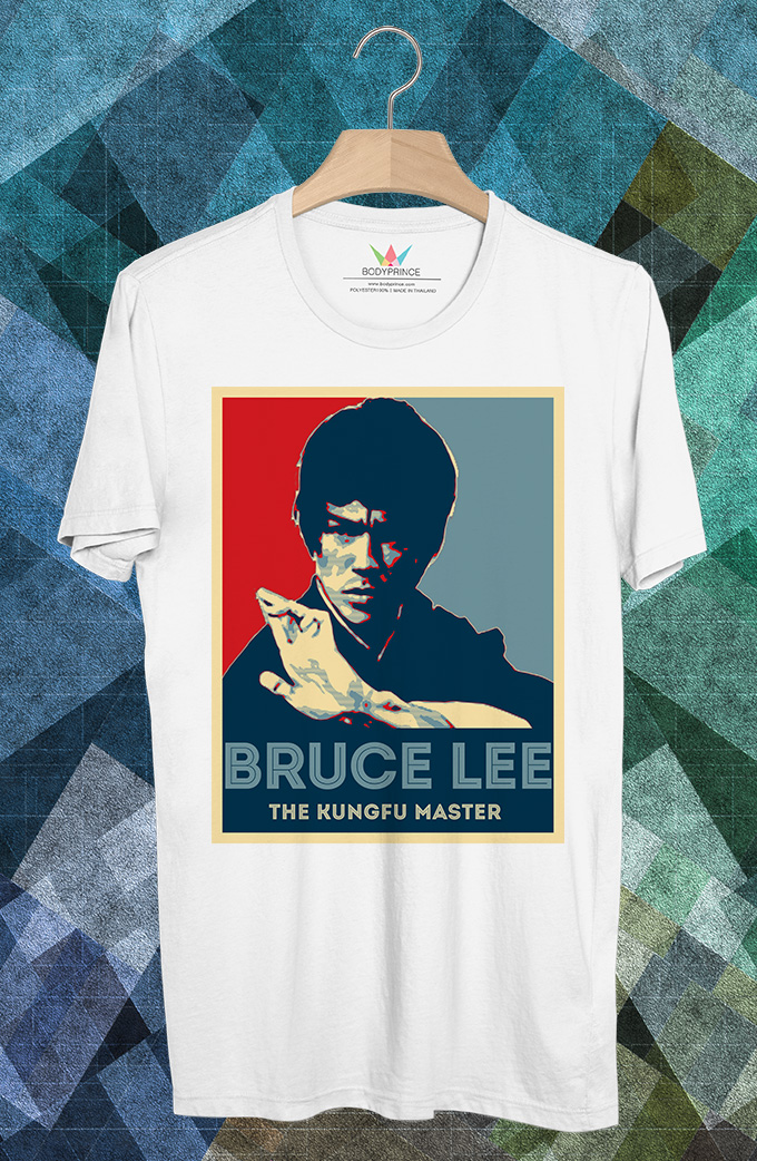 BP854 เสื้อยืด Bruce Lee #Red
