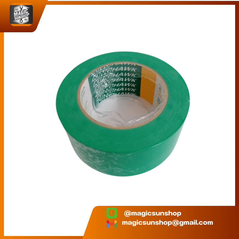 905646 KINGHAWK เทปตีเส้นพื้น PVC FLOOR MASKING TAPE 2นิ้ว 48 mm x 33 mt สีเขียว