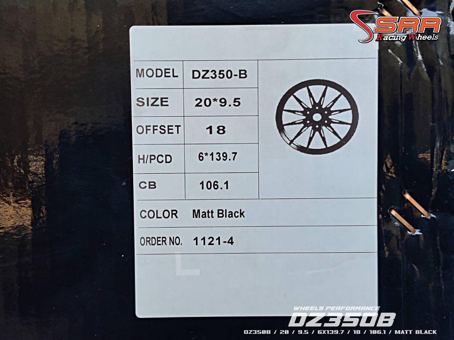 ล้อแม็ก WHEELS PERFORMANCE DZ350-B FORGED ขอบ20 6x139.7 ราคาพิเศษ