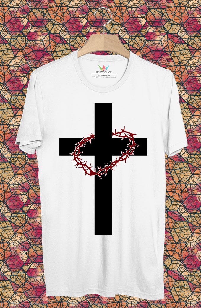 BP117 เสื้อยืด Red Crown