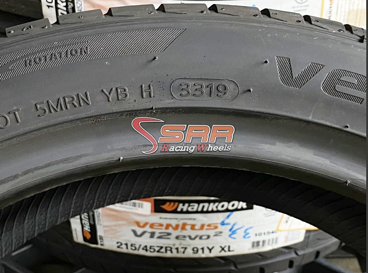 HANKOOK Ventus V12evo2 215/45ZR17 ยางใหม่ลดราคาพิเศษ
