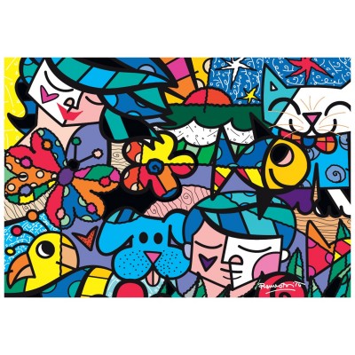 Bluebird Puzzle - Britto Garden by Romero Britto 1000 pcs.