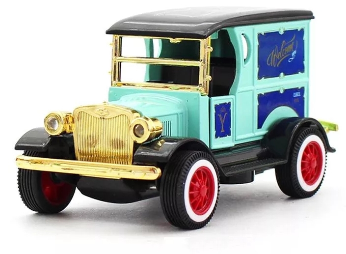 โมเดลรถเหล็ก รถโบราณ Scale 1:32 มีเสียงมีไฟ (ปลีก-ส่ง)