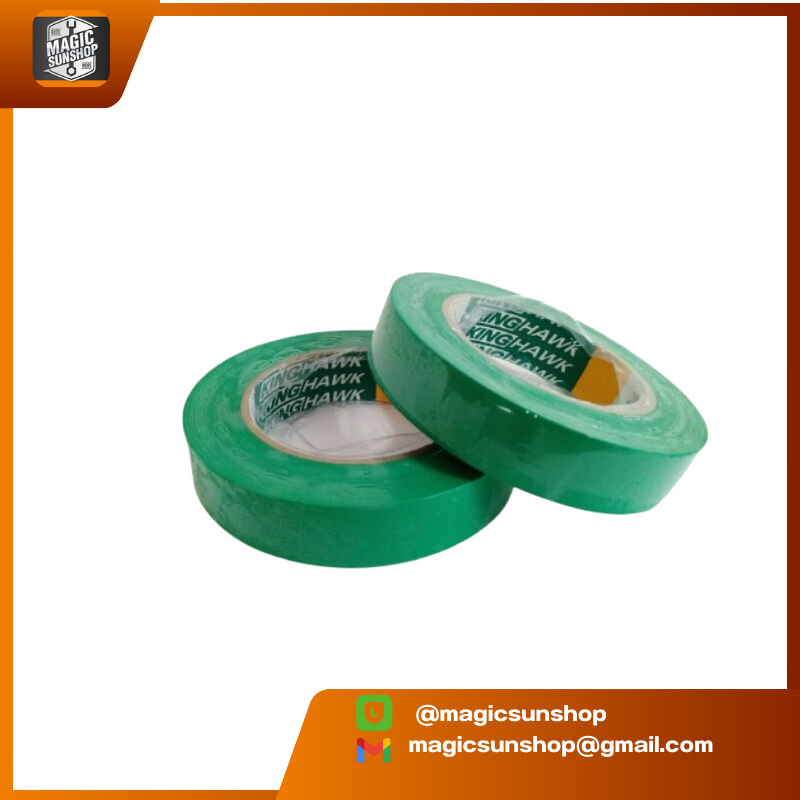 917025 KINGHAWK เทปตีเส้นพื้น PVC FLOOR MASKING TAPE 1นิ้ว 24mm x 33mt สีเขียว