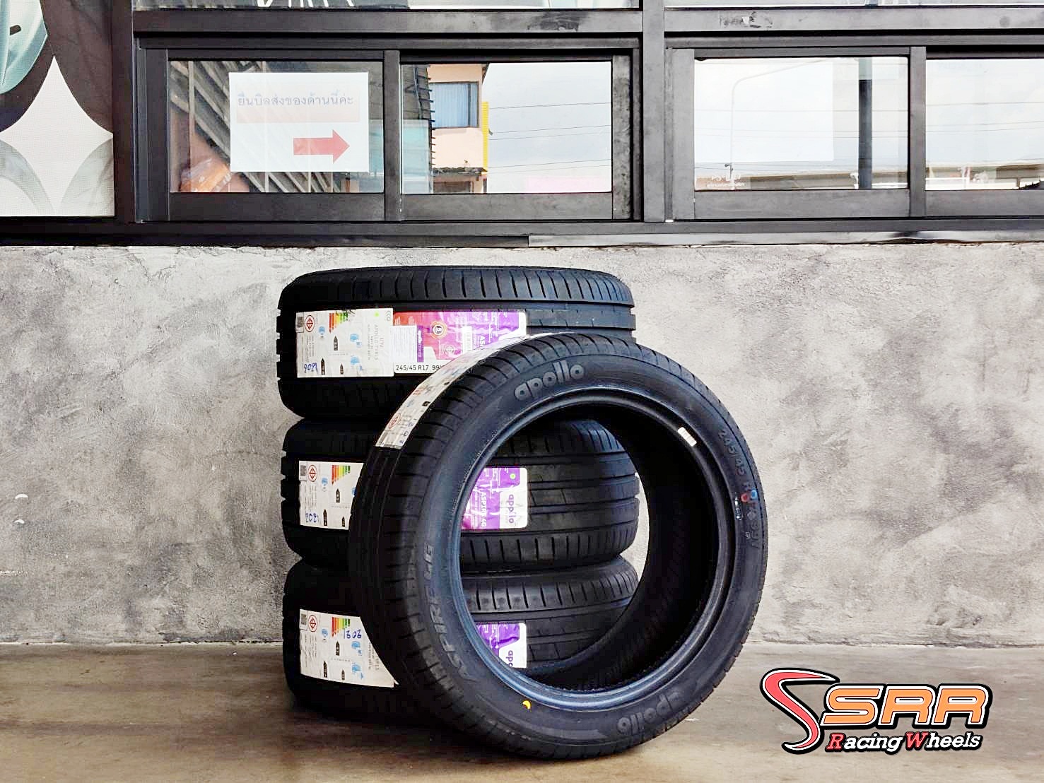 APOLLO ASPIRE 4G 245/45R17 ยางใหม่ ปี2021 ราคาพิเศษ